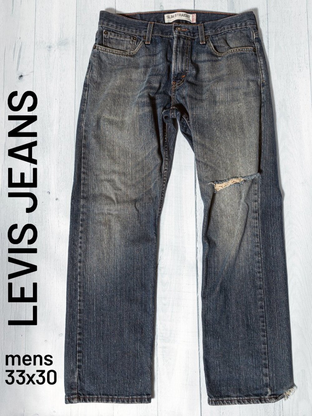 Levis Jeans 514 Slim Straight | Vintage Distressed